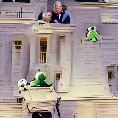 Kermit the Frog Hostage Crisis: Photorealistic Rendering