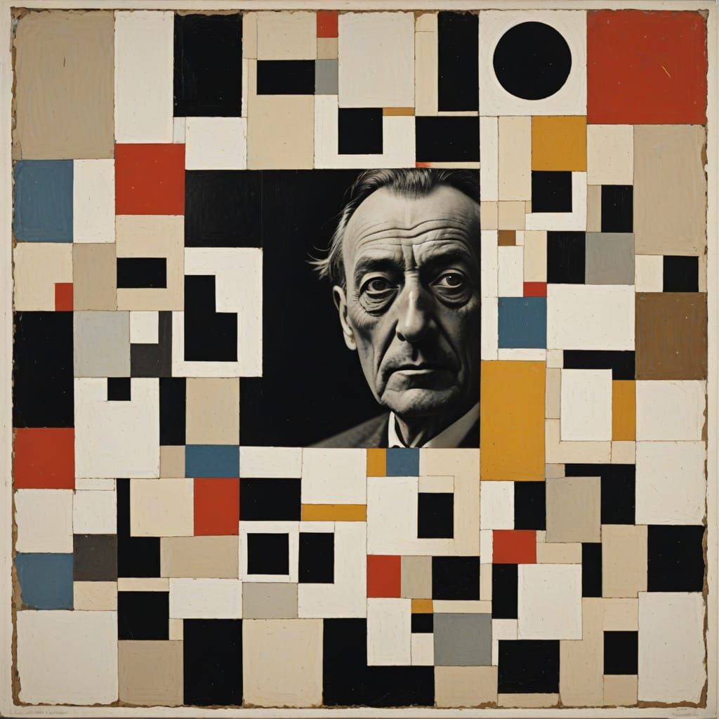 Living Life to the Full, in Collage Art Style