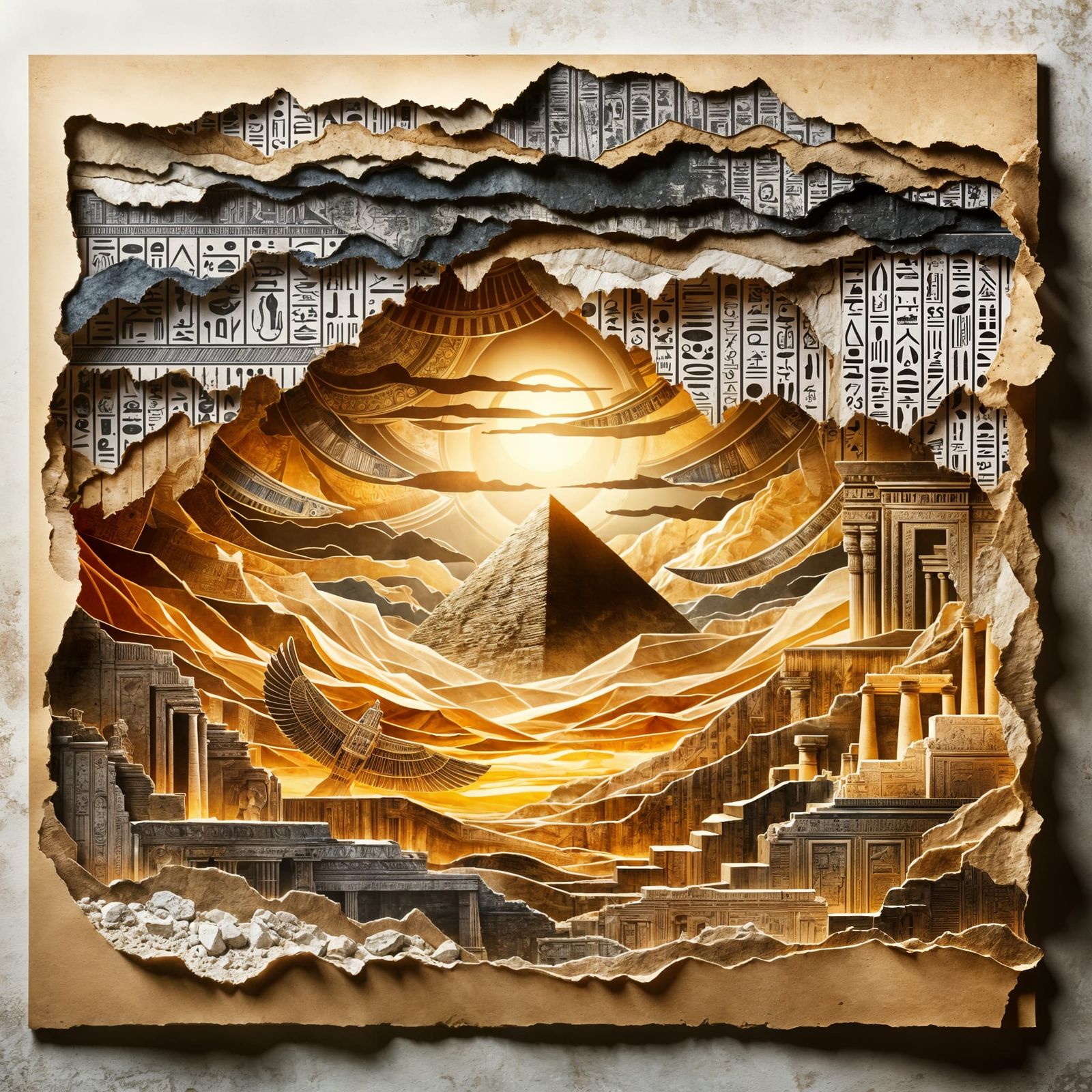 Ancient Papyrus Unveils Golden Sandstorm