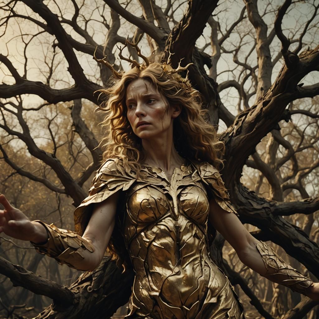 Woman Transforms Into Tree in Post-Apocalyptic World