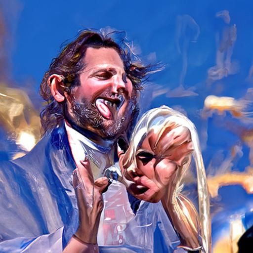 Figures in Oil Painting Style