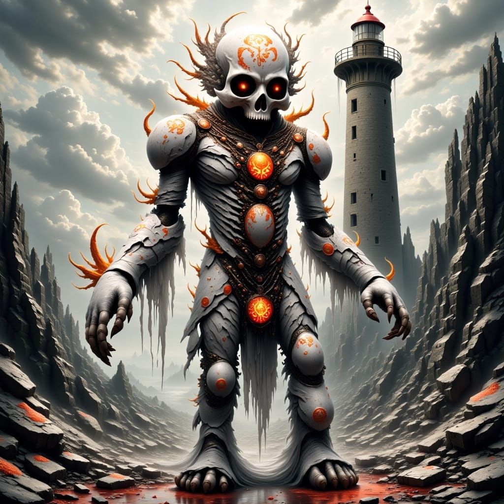 Candy Golem Guardian of Ruined Lighthouse