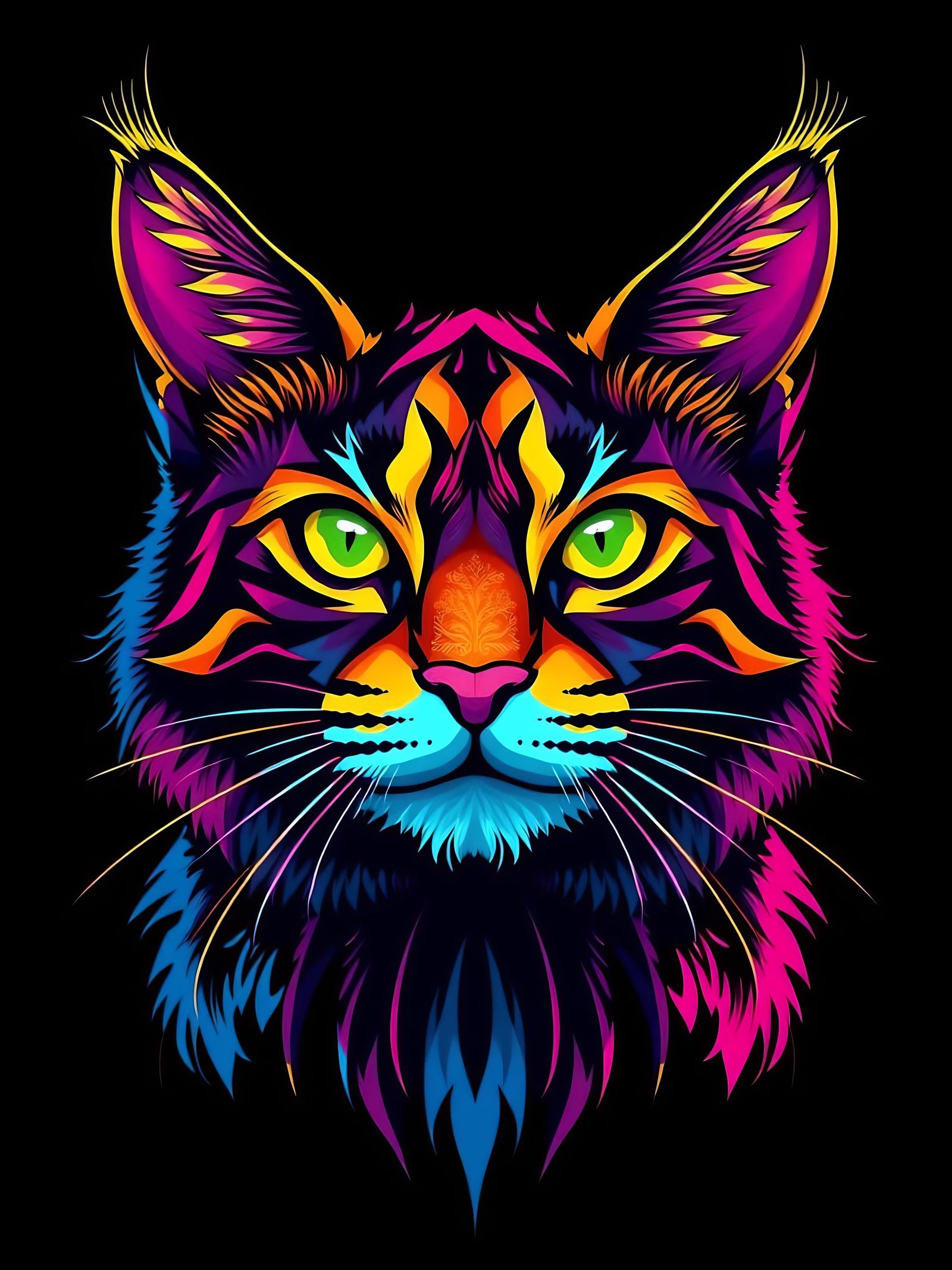 Fluorescent Felidae …