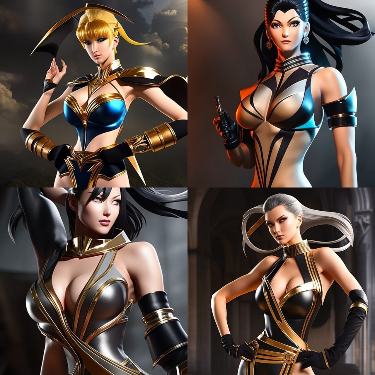 Female Bodybuilder Portrait with Opera House Stage Backdrop