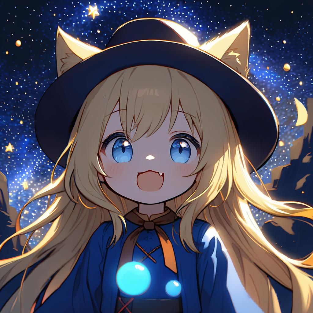 Adorable Chibi Catgirl in the Wild West