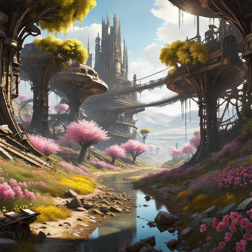 Post-Apocalyptic Valley on Ganymede