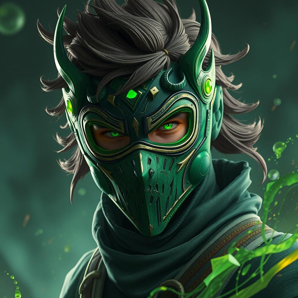 The Green Mask: Detailed Matte Painting