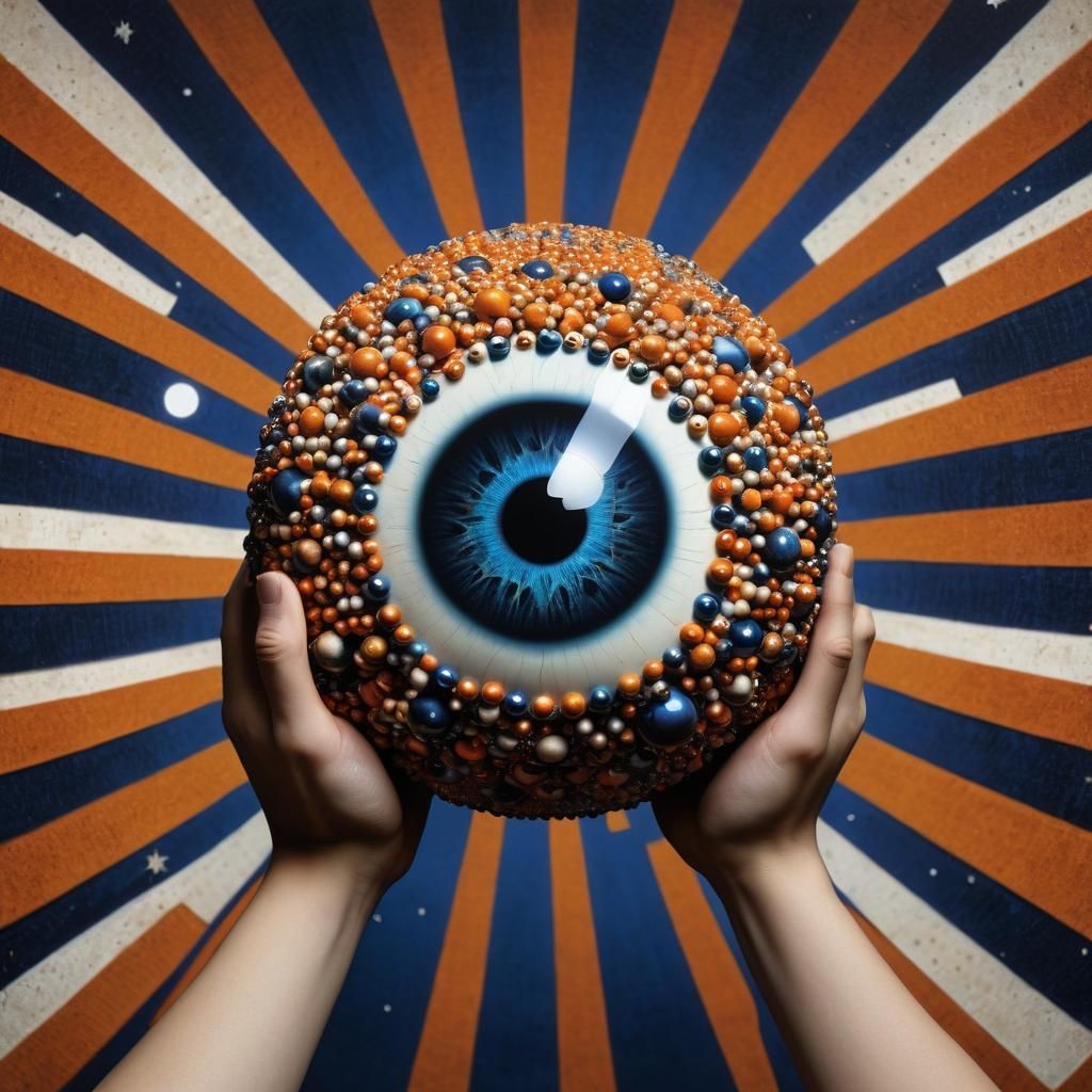 Eye Orb in Surreal Starscape