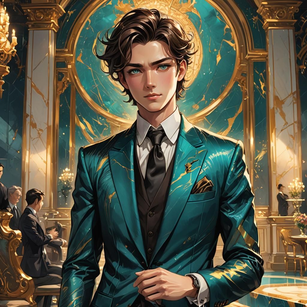 Young Man in Fantasy Ballroom, Film Noir
