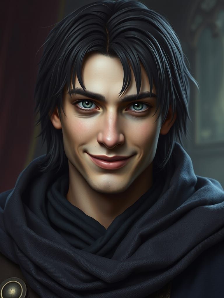 Medieval Knight Sees His Lady in a Moment of Joy