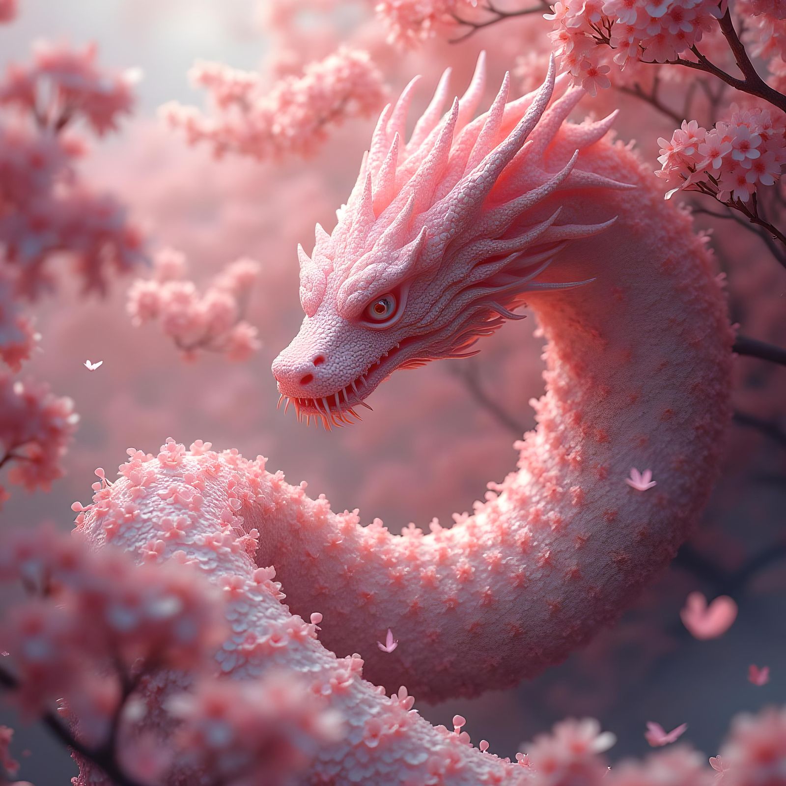 Epic Cherry Blossom Monster: Floral Power