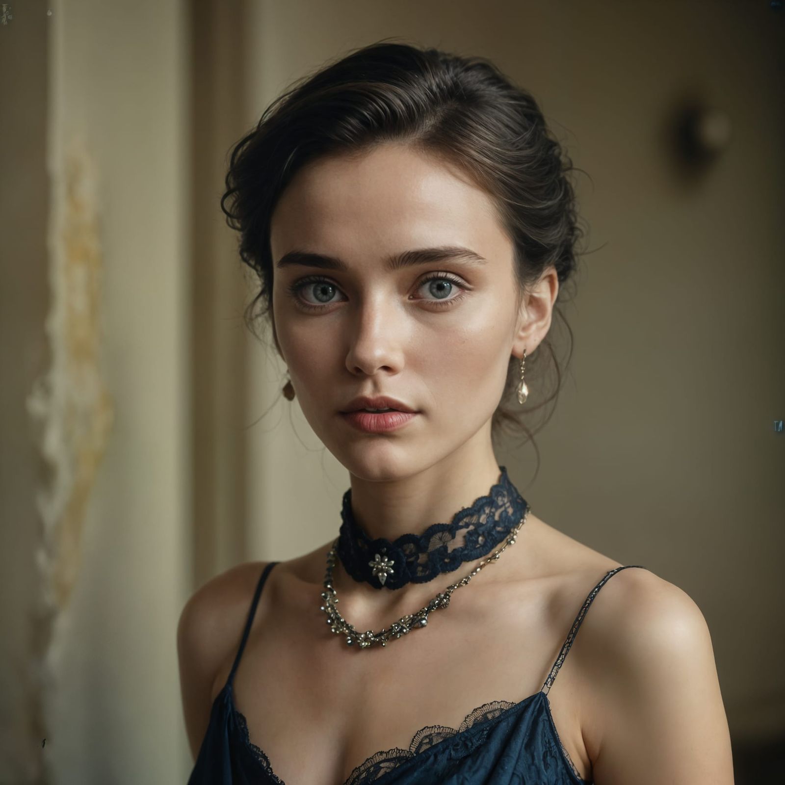 Ethereal Portrait of a Beautiful Woman in Cinematic Style