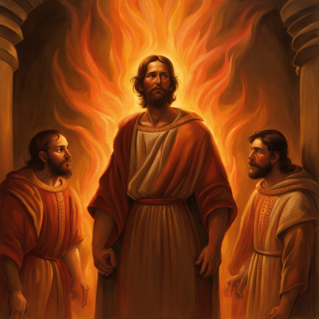Shadrach, Meshach, and Abednego in the Furnace