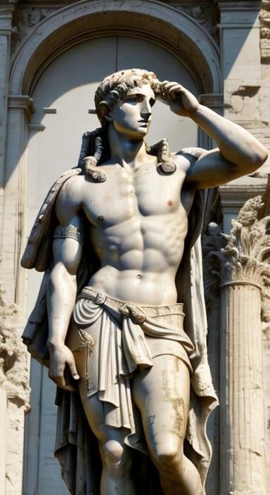 Roman statue of the god Apollo