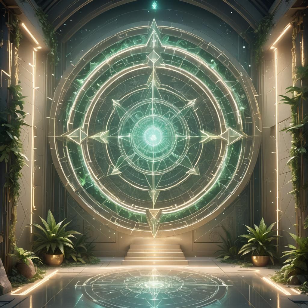 Sacred Geometry: Crystal Stargate Concept Art