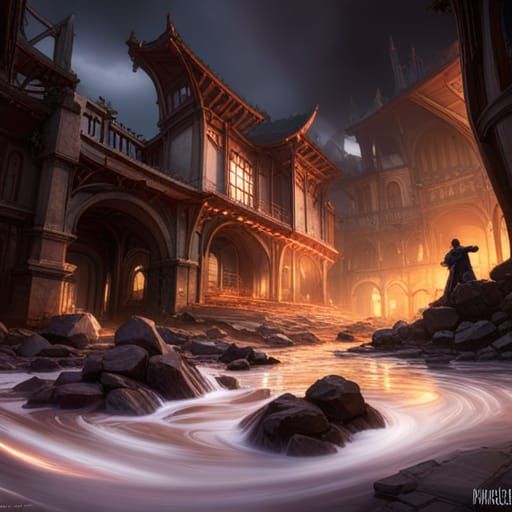 Dark Fantasy Chaos Concept Art in 8k