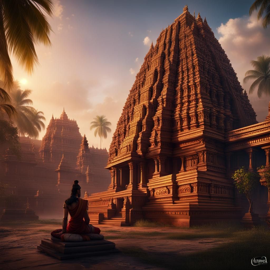 South Indian temple.