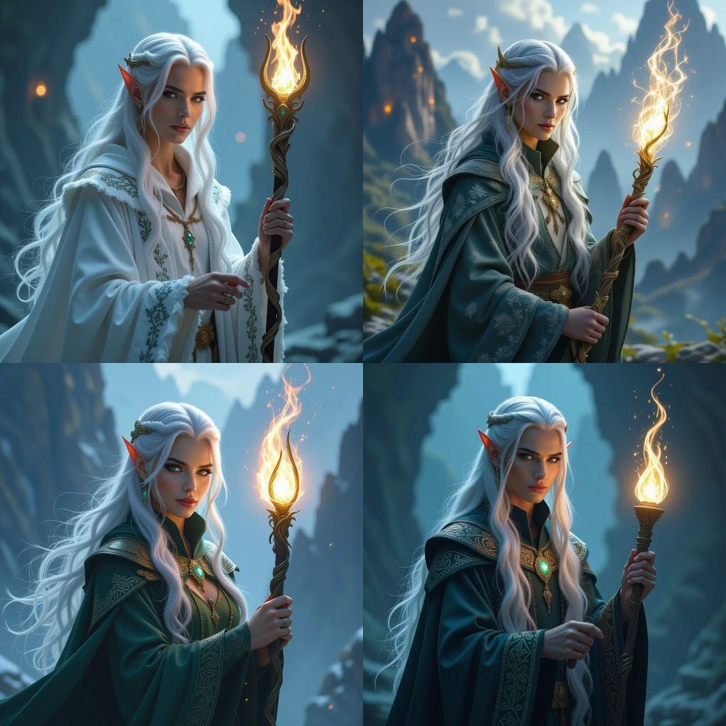Sindar Elf in Cinematic Digital Painting