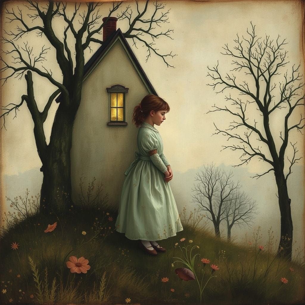 Mysterious Abandoned House Hides from the Sun