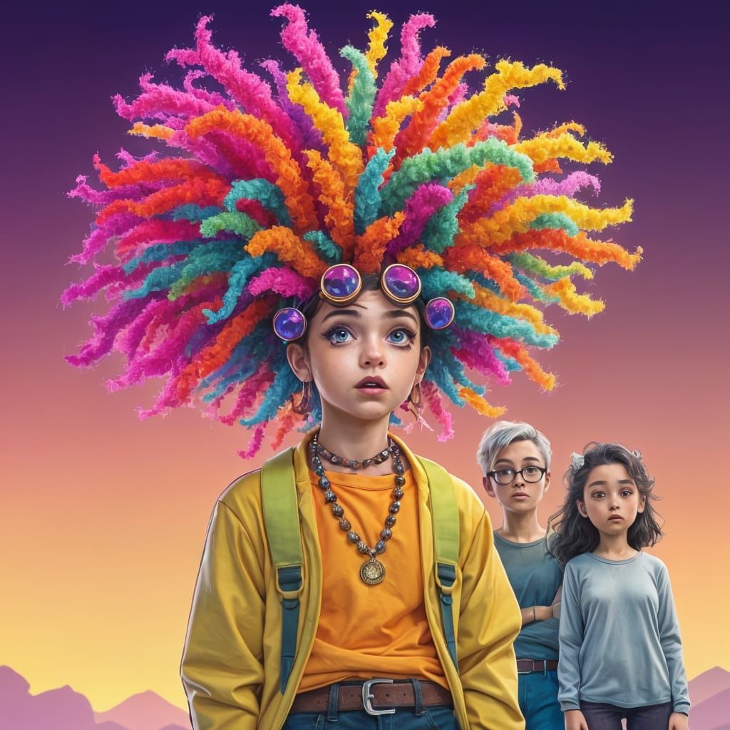 Teenager's Wild Hairdo Stuns Parents