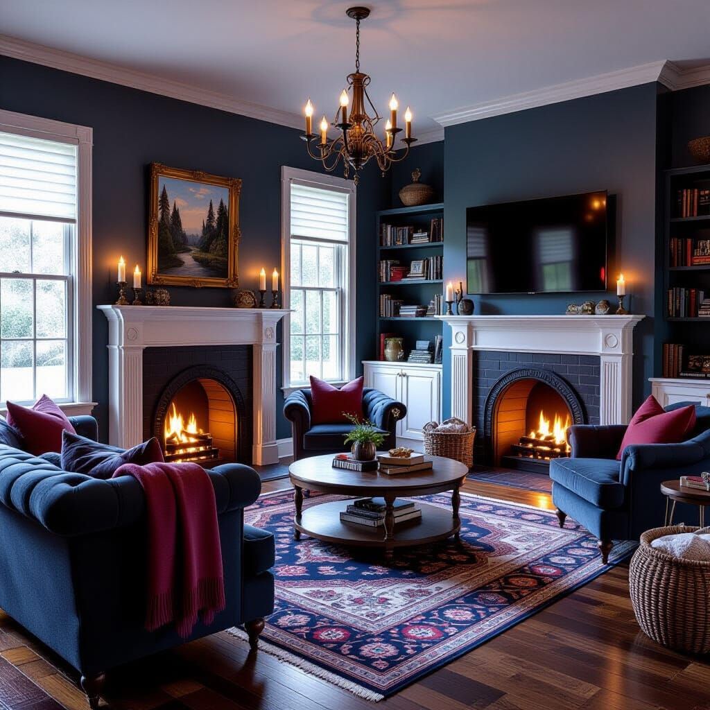 Enchanting Witch's Home Interior with Magical Ambiance