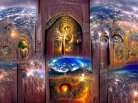 Surreal World of Many Doors and Dimensions
