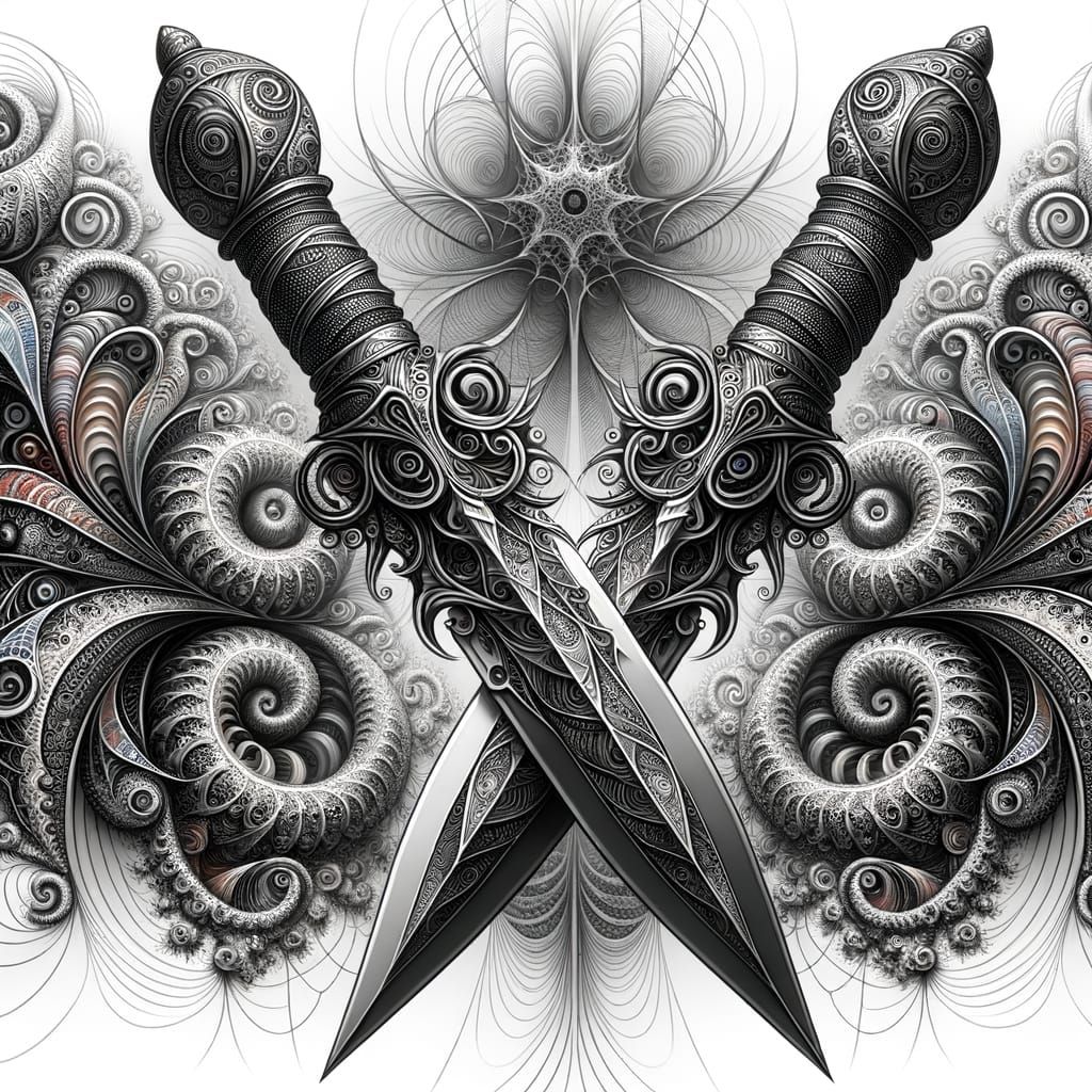 Fantastical Daggers in Fractal Harmony