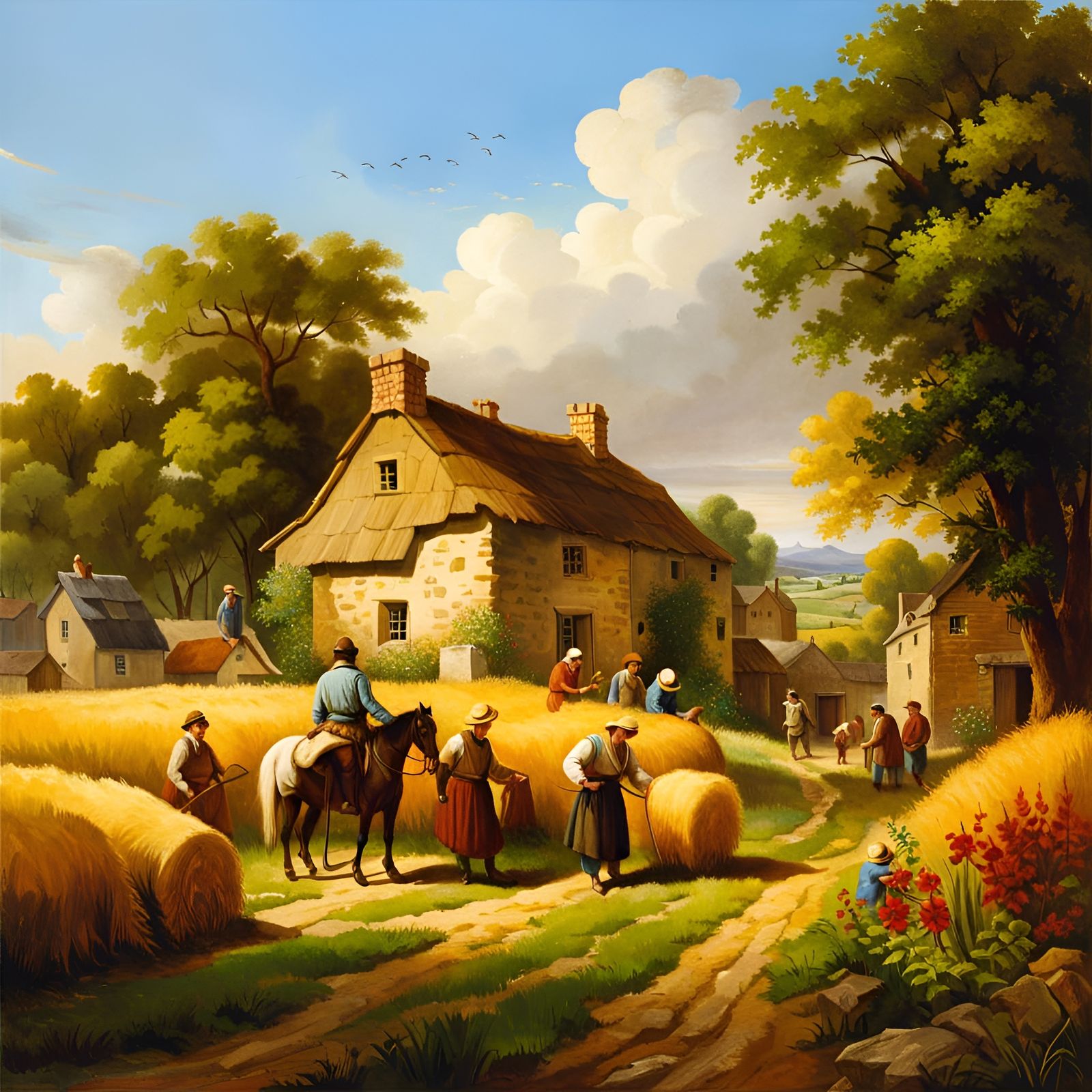 Countryside's workers in the 1000s