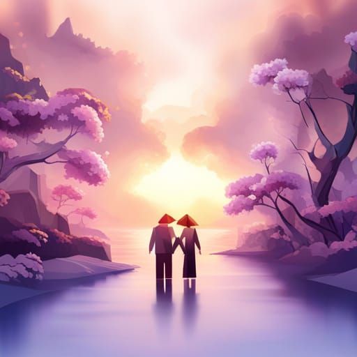 Soulmate: Delicate Origami Papercraft Sculpture