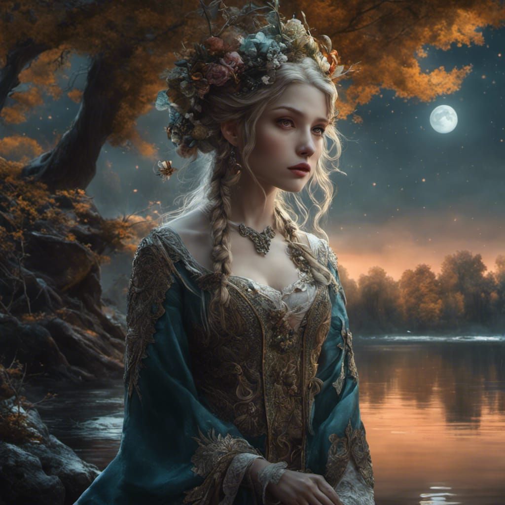 Princess by the lake