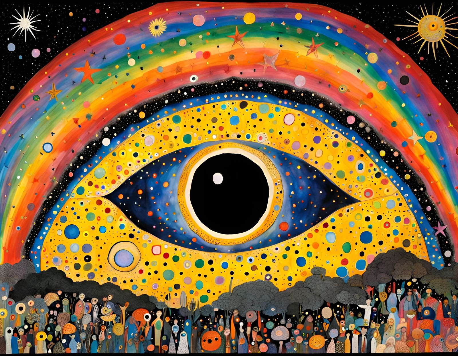 Opalescent Avatar in Geometric Setting