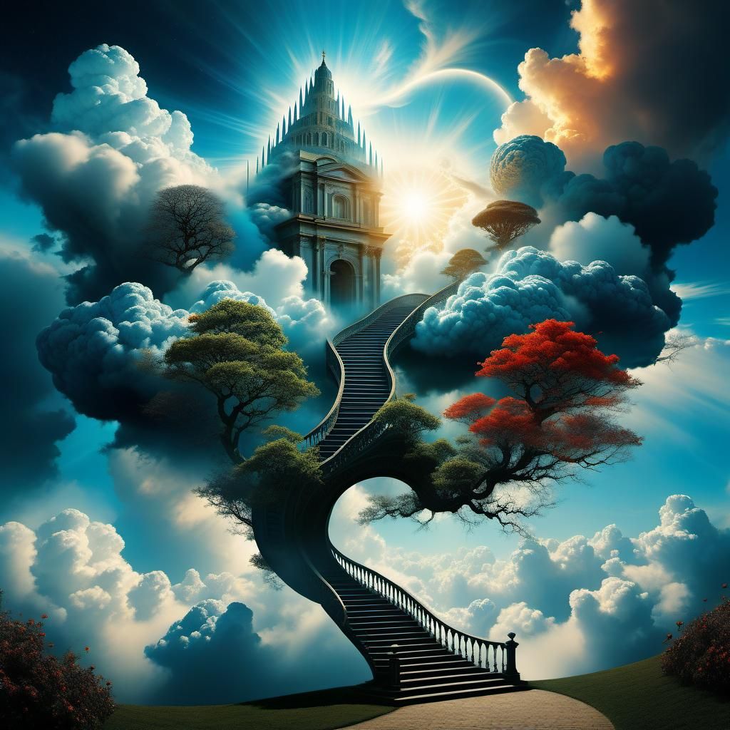 Epic Celestial Entrance Staircase