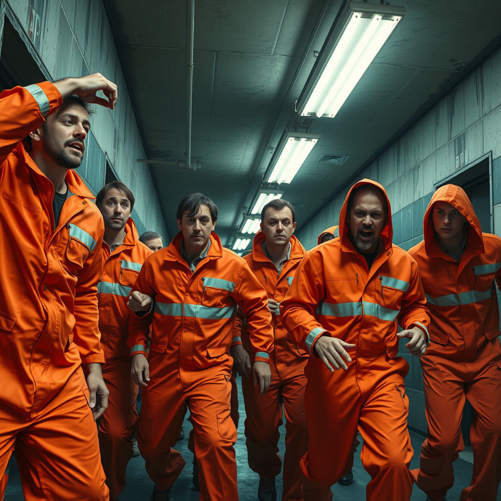 Prisoners' Awkward Dance: Cinematic Concept Art