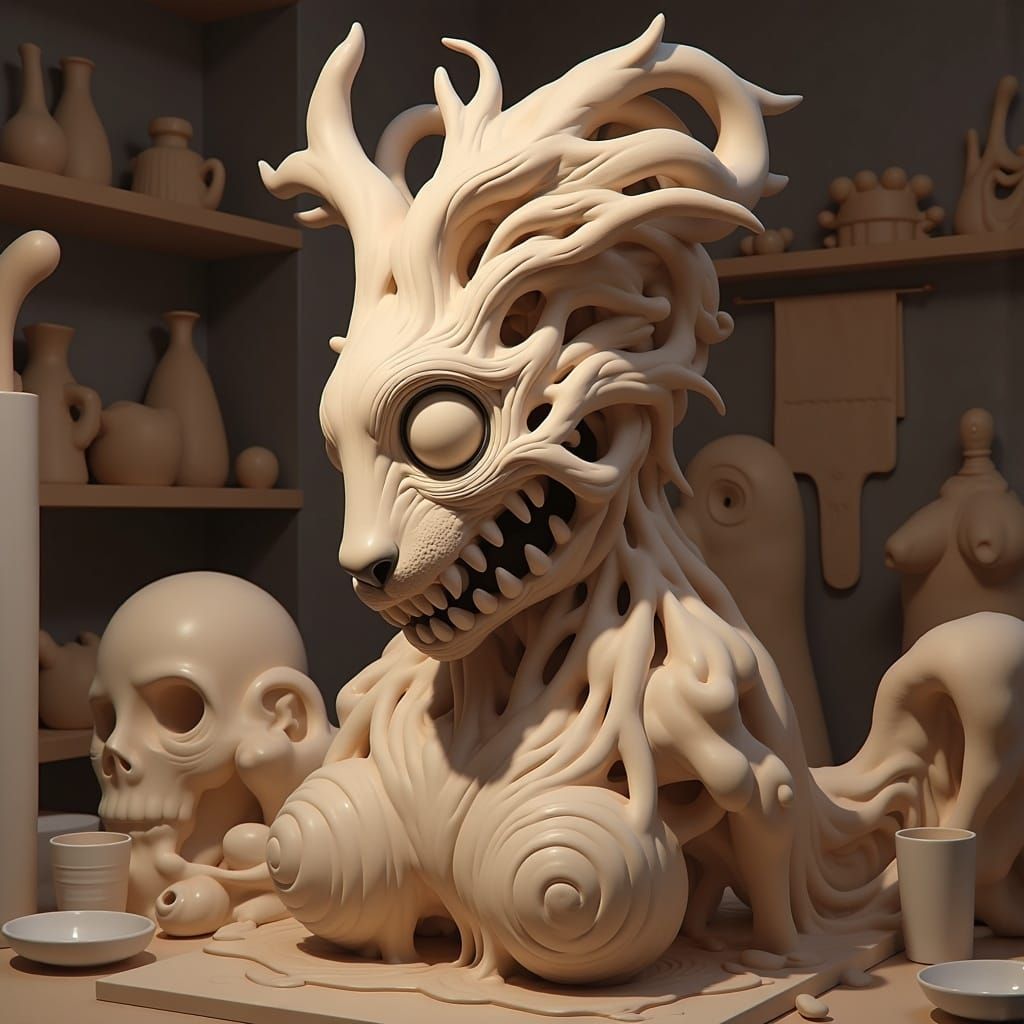 Surrealistic Clayscapes of Perfect Beauty