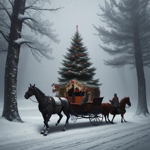 Festive Winter Scene with Mikolaj in Unreal Engine