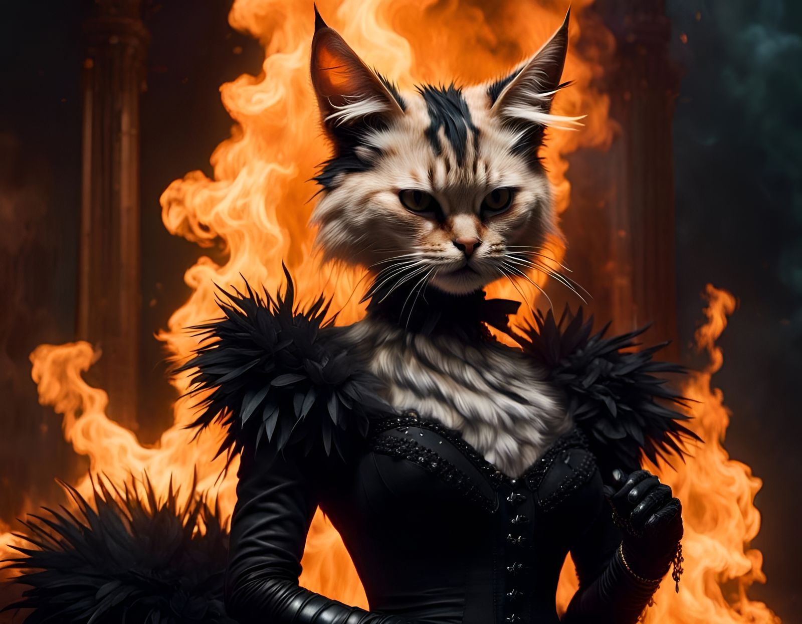 Hellfire Cat. 🖤