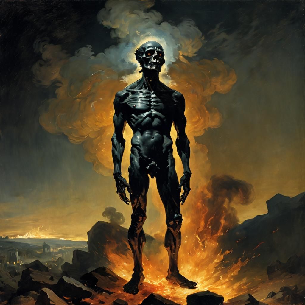 Goya's Colossus: A Fiery Vision of the Titan