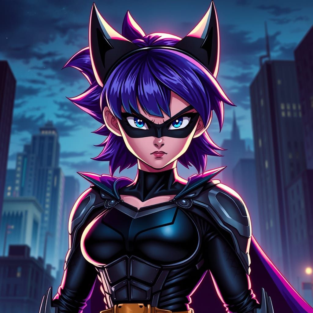 Gotham City Siren in Cyberpunk Armor