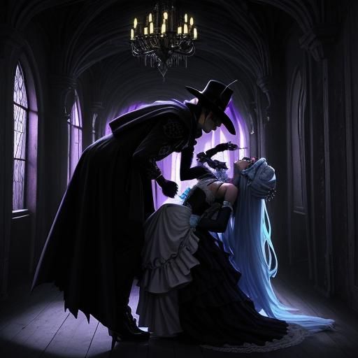 Dimentio and Lady Timpani Waltz in Gloomy Castle