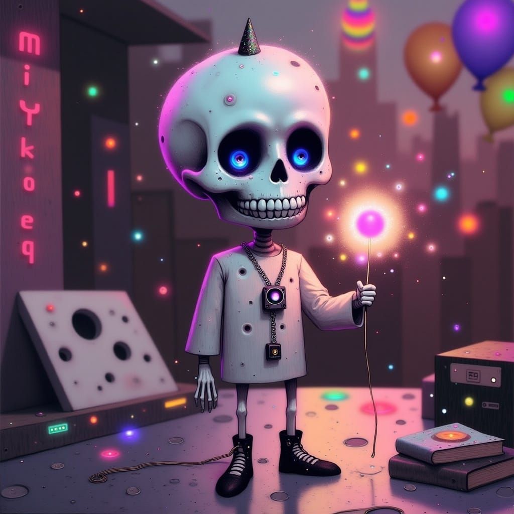 Mischief Maker in the Neon City