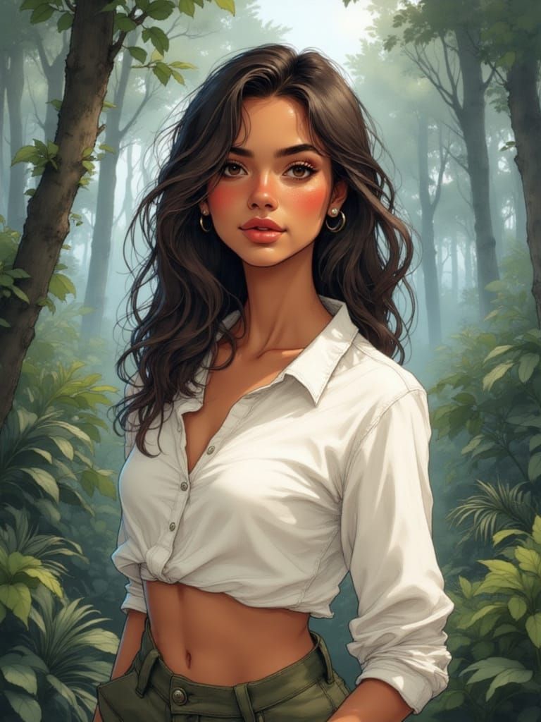 <lora:Adsumus:1.0> <lora:Ink Poet:1.0> This image is a digit...