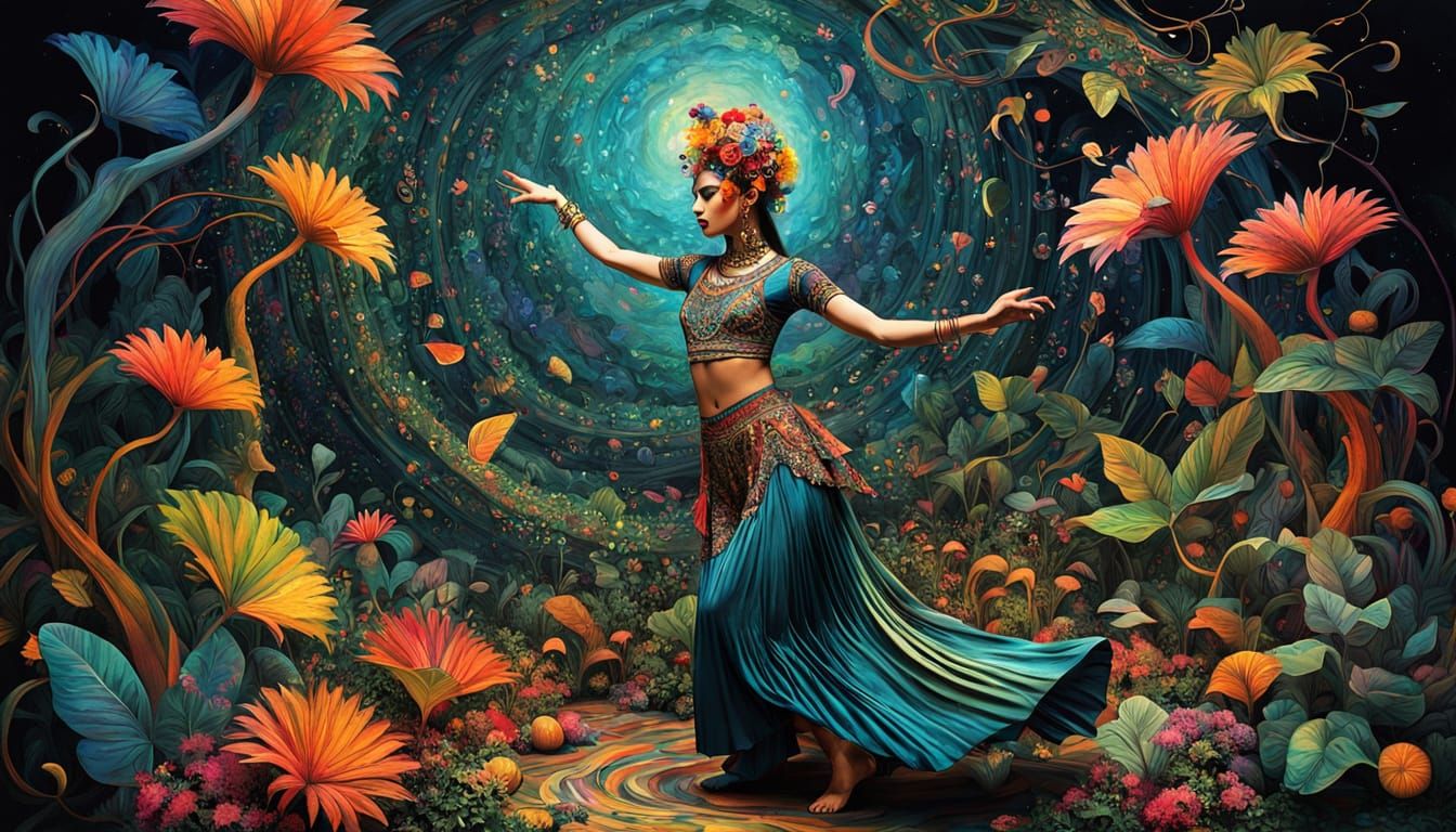 Surreal Garden Party with Costumed Guests