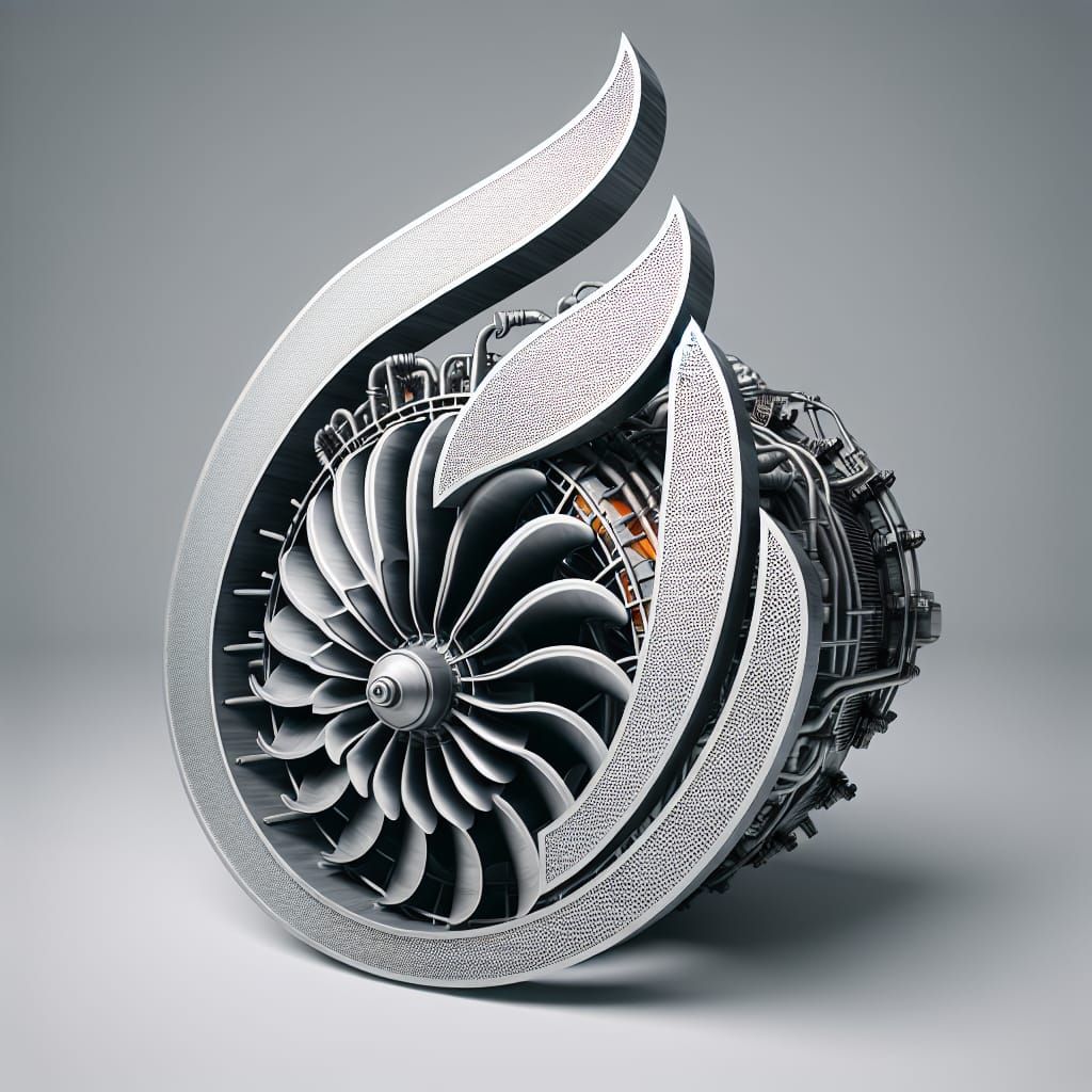 Gas Turbine Art: Energy Company Logo Design