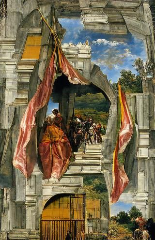 Great Temple Gateway in Renaissance Style