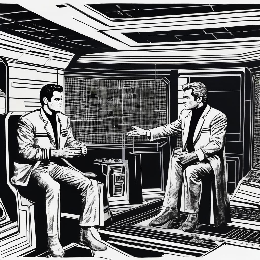 Tom Paris and Julian Bashir Holodeck Spy Game