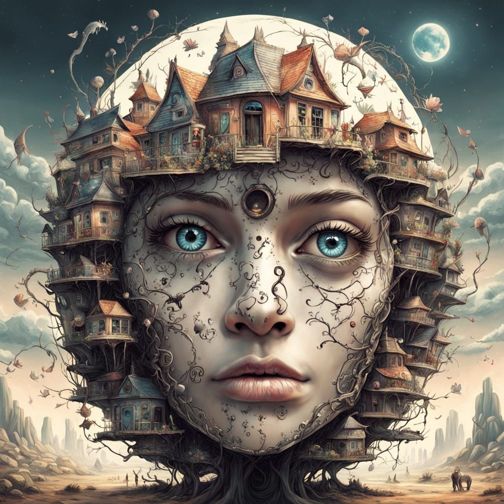 Surreal Dreamscapes within Ancient Stargate