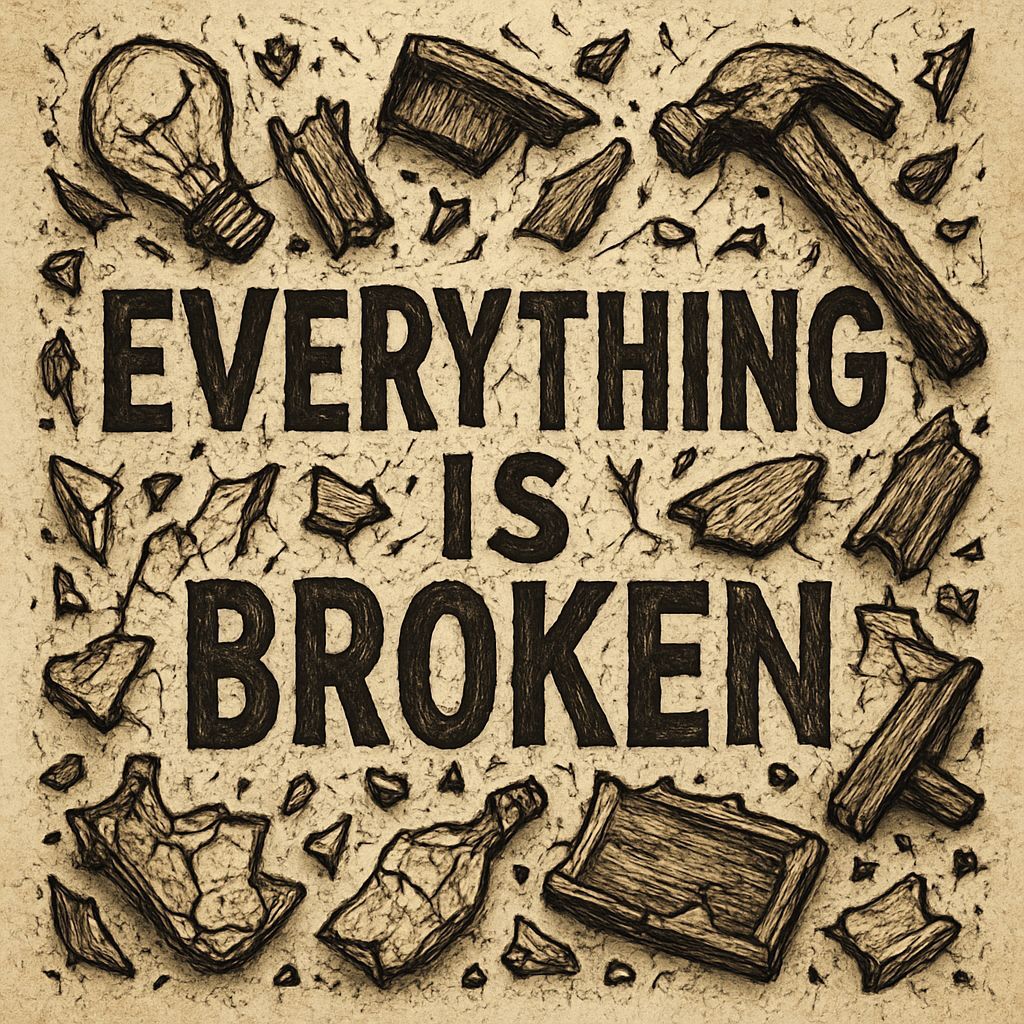 Abstract Image of Everything Broken