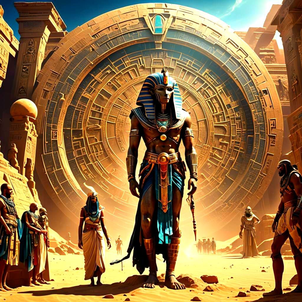 An interstellar teleportation device, found in Egypt,