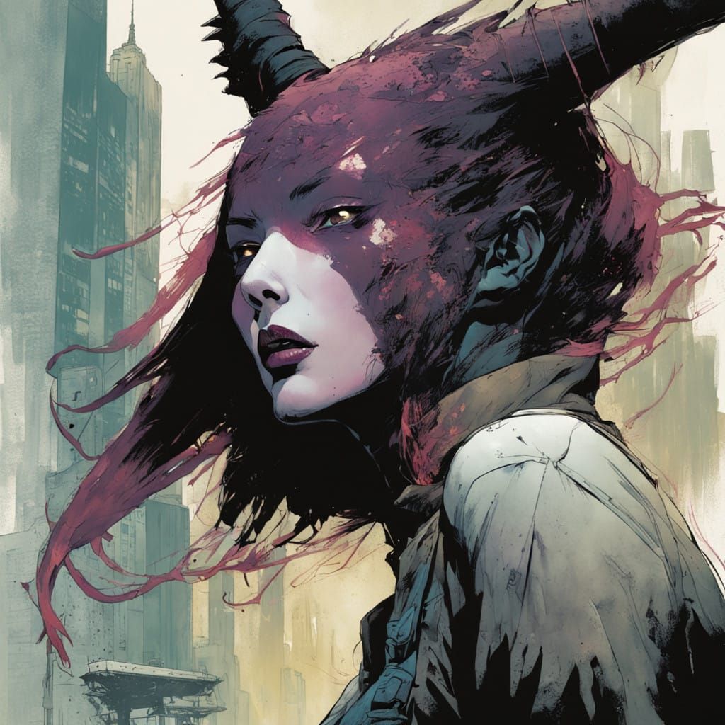 Dark Fantasy Comic Book Cover Art