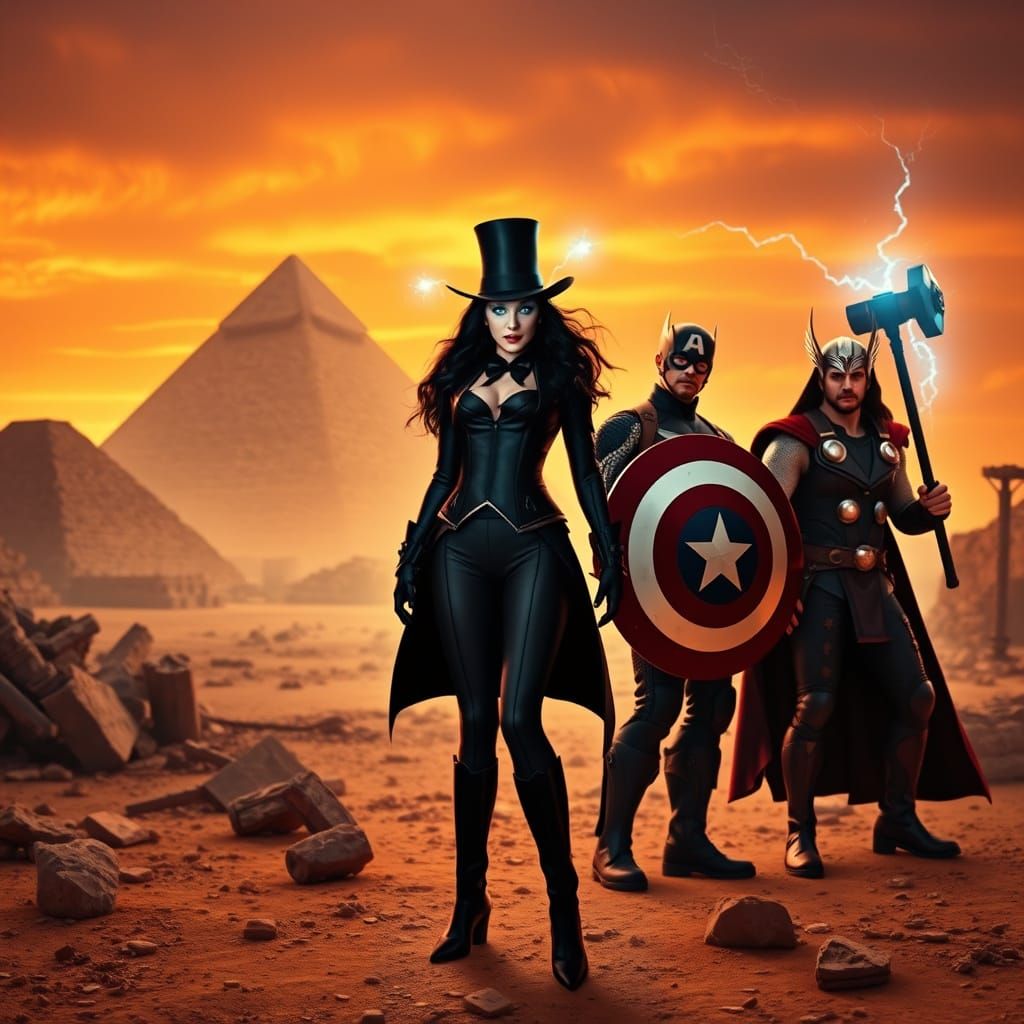 Mystical Heroes Stand United Against Apocalypse in the Deser...